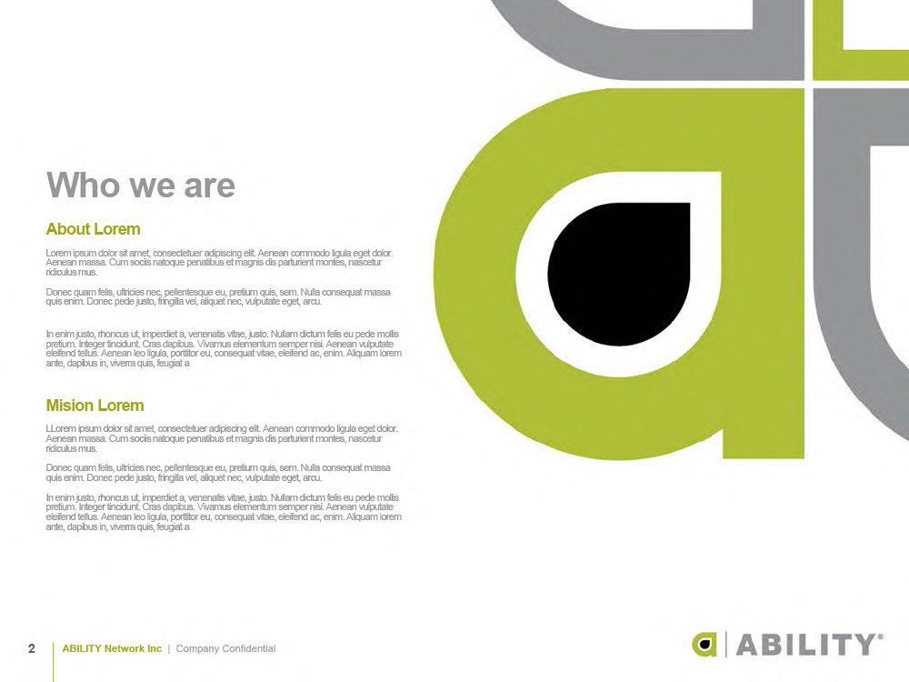 PowerPoint-Design von BrandWar für ABILITY Network | Design #1929751