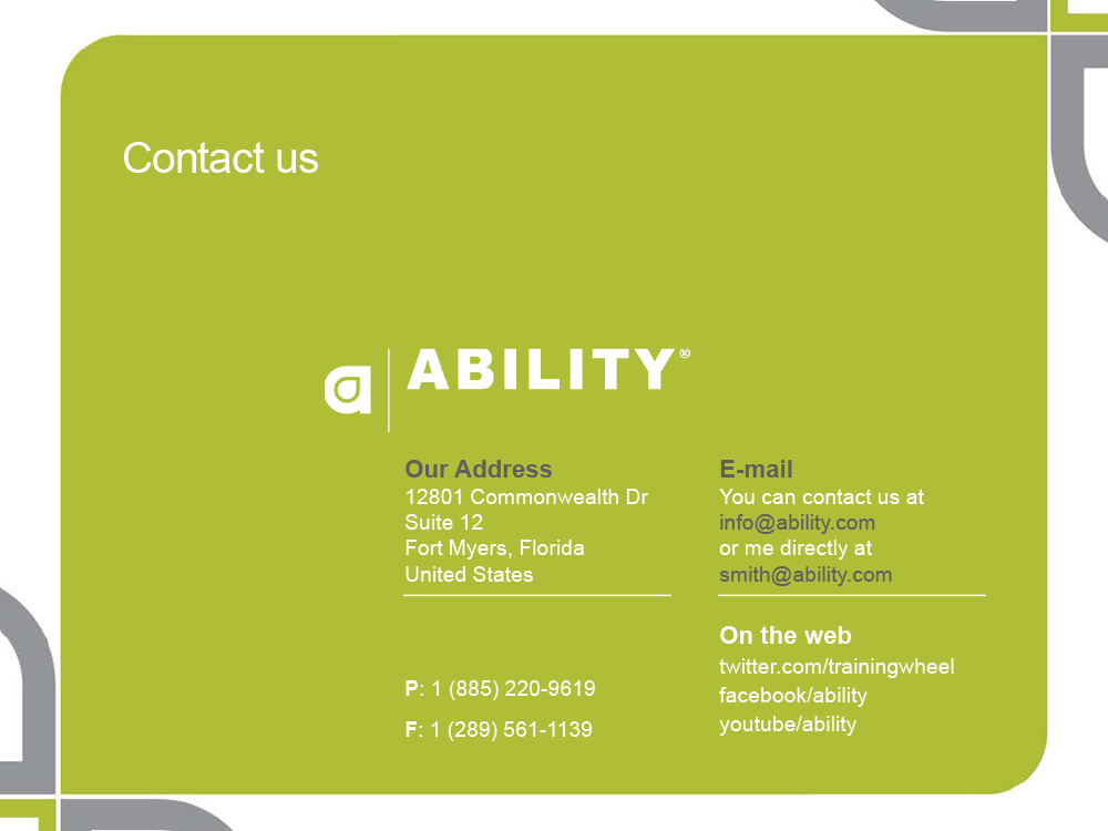 PowerPoint-Design von BrandWar für ABILITY Network | Design #1929769