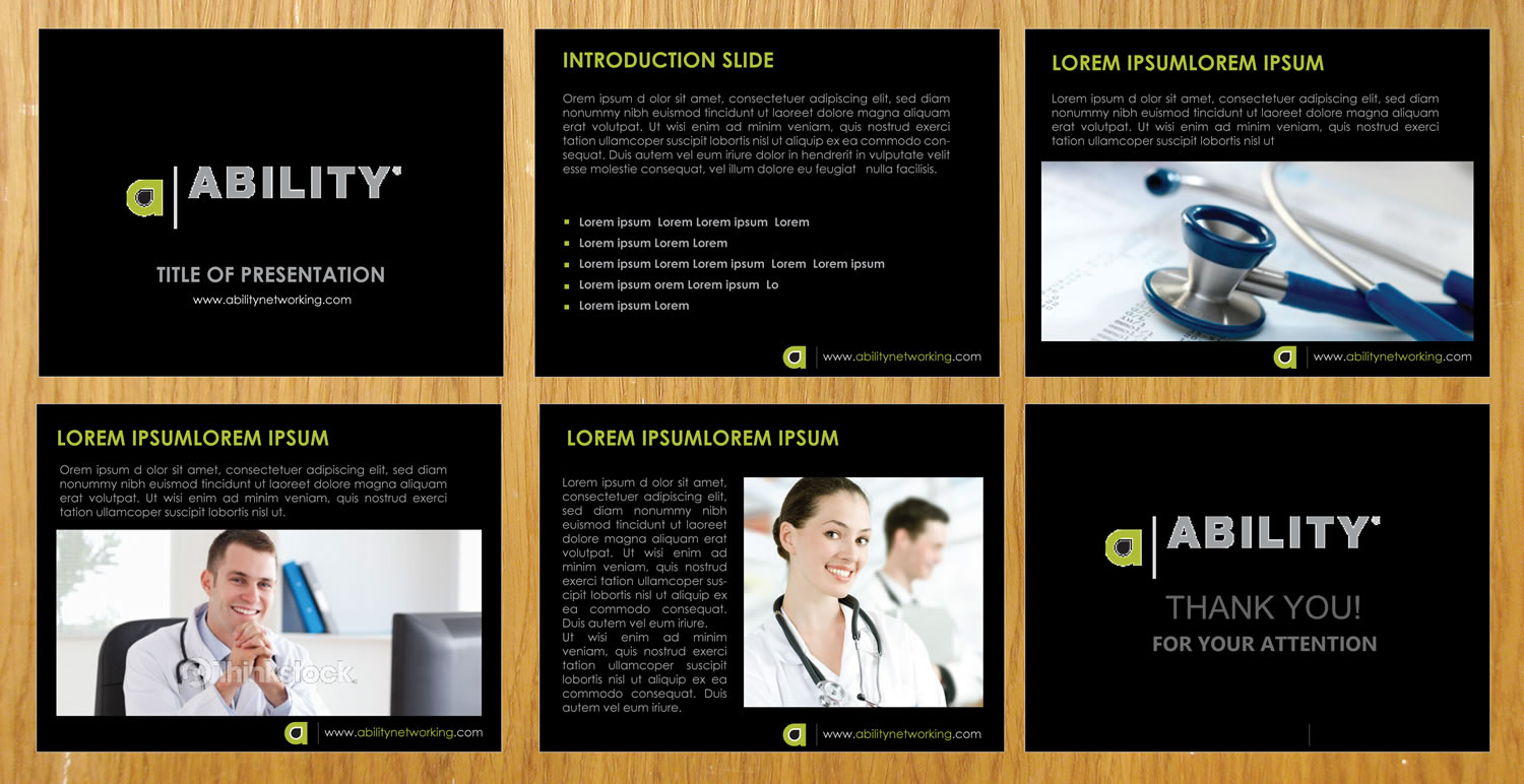 PowerPoint Design by Sbss for ABILITY Network | Design #1929334