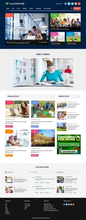 Web Design par pb pour ce projet | Design : #7929255