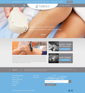 Web Design by pb for GlabSkin | Design: #7827222