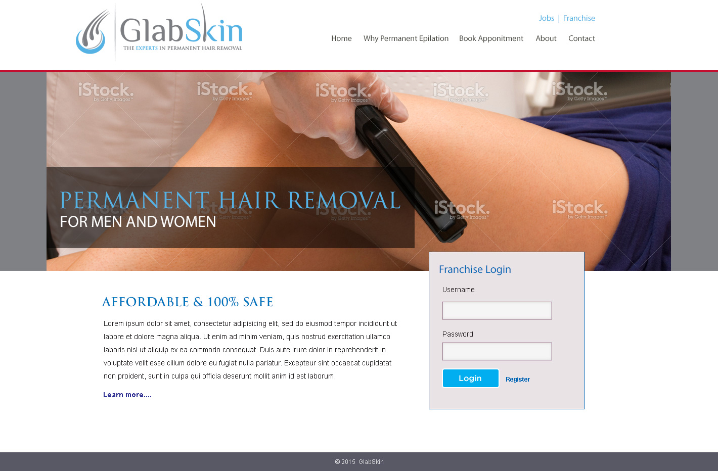 Web Design par yadunath pour GlabSkin | Design #7943941
