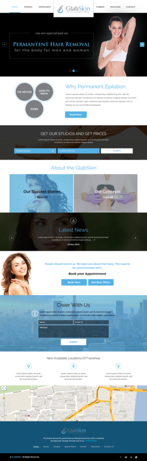 Web Design by rightway for GlabSkin | Design: #7929454