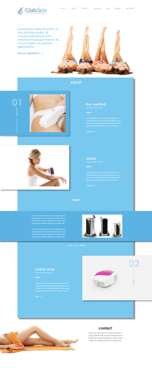 Web Design by dii for GlabSkin | Design: #7870738