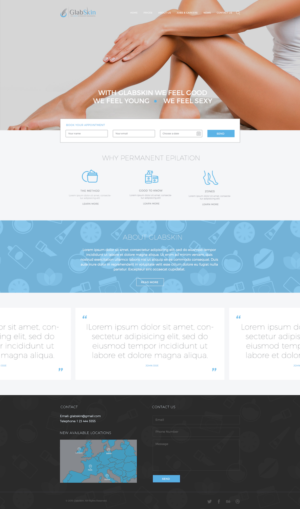 Web Design by dii for GlabSkin | Design: #7870802