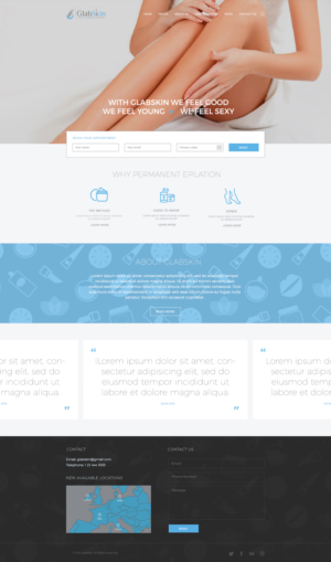 Web Design by dii for GlabSkin | Design: #7870803