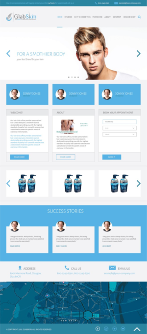 Web Design by DG for GlabSkin | Design: #7931492