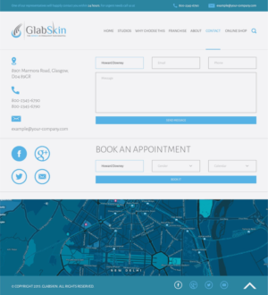 Web Design by DG for GlabSkin | Design: #7931499