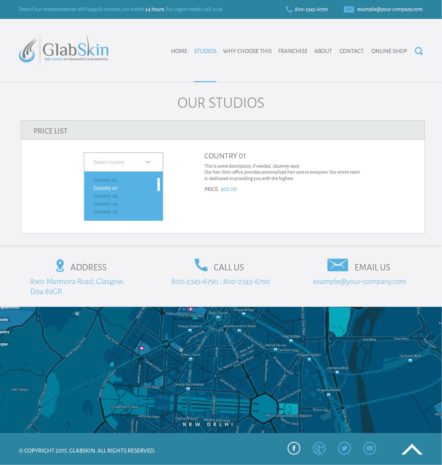 Web Design par DG pour GlabSkin | Design #7931502
