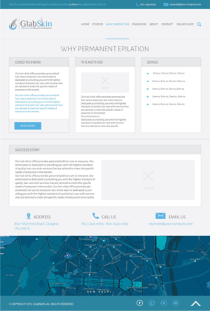 Web Design by DG for GlabSkin | Design: #7931503
