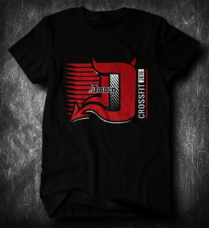 Diablo CrossFit needs multiple designs to accentuate our logo on shirts/tanks. | T-shirt Design by Jonya