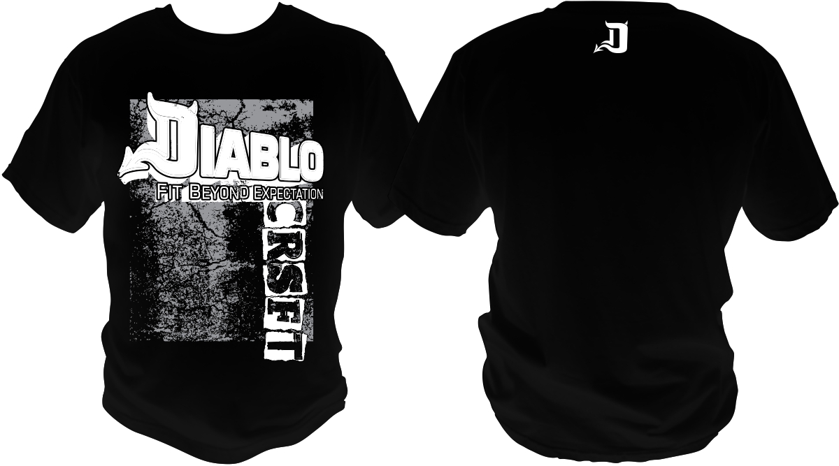 Diseño de Camiseta por bacujkov para Diablo Fitness Engineering | Diseño #7871225