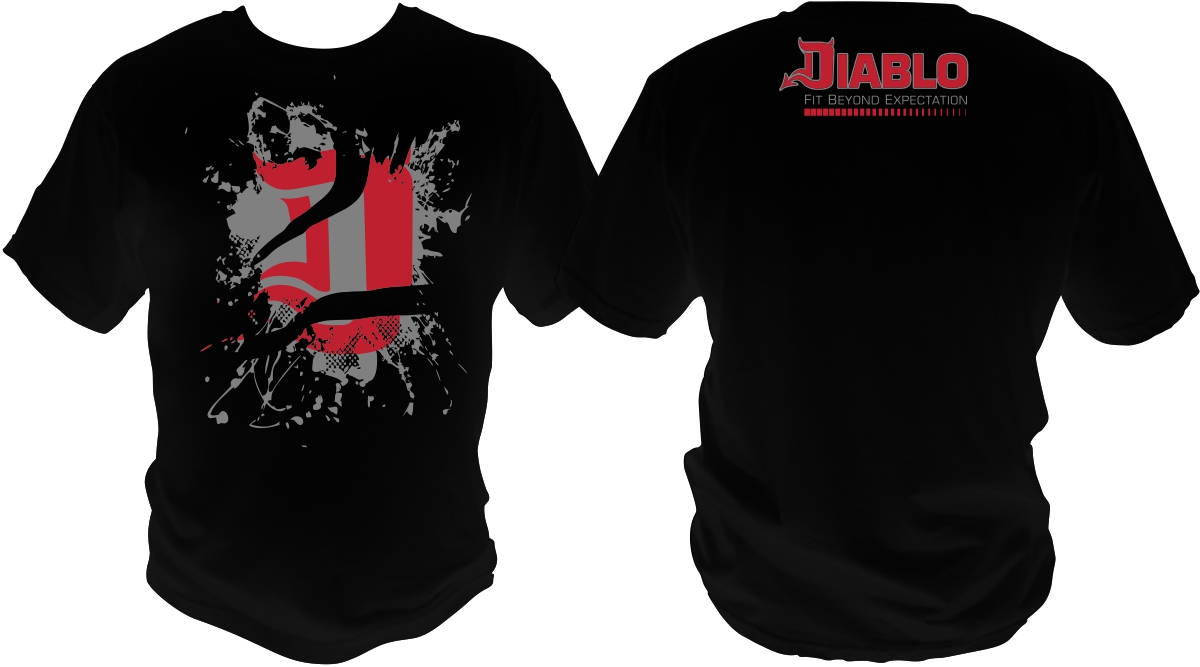 Diseño de Camiseta por bacujkov para Diablo Fitness Engineering | Diseño #7871255