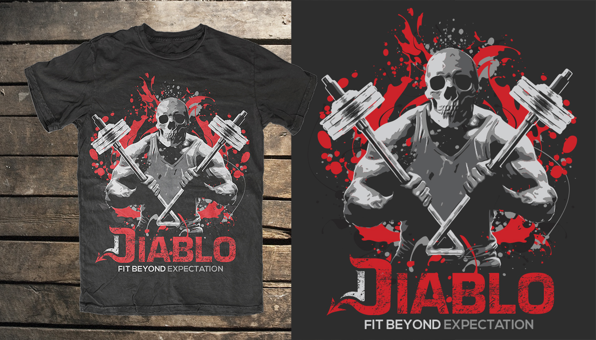 T-shirt Design by db1404 for Diablo Fitness Engineering | Design #7829642