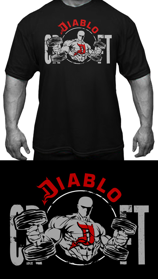 Design de T-shirt par dthristant pour Diablo Fitness Engineering | Design #7847248