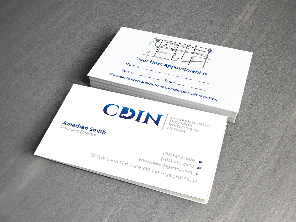 Business Card Design by Creations Box 2015 for CDIN | Design #7847179
