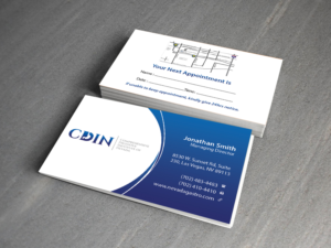 Diseño de Tarjeta de Presentación por Creations Box 2015 para CDIN | Diseño: #7847180