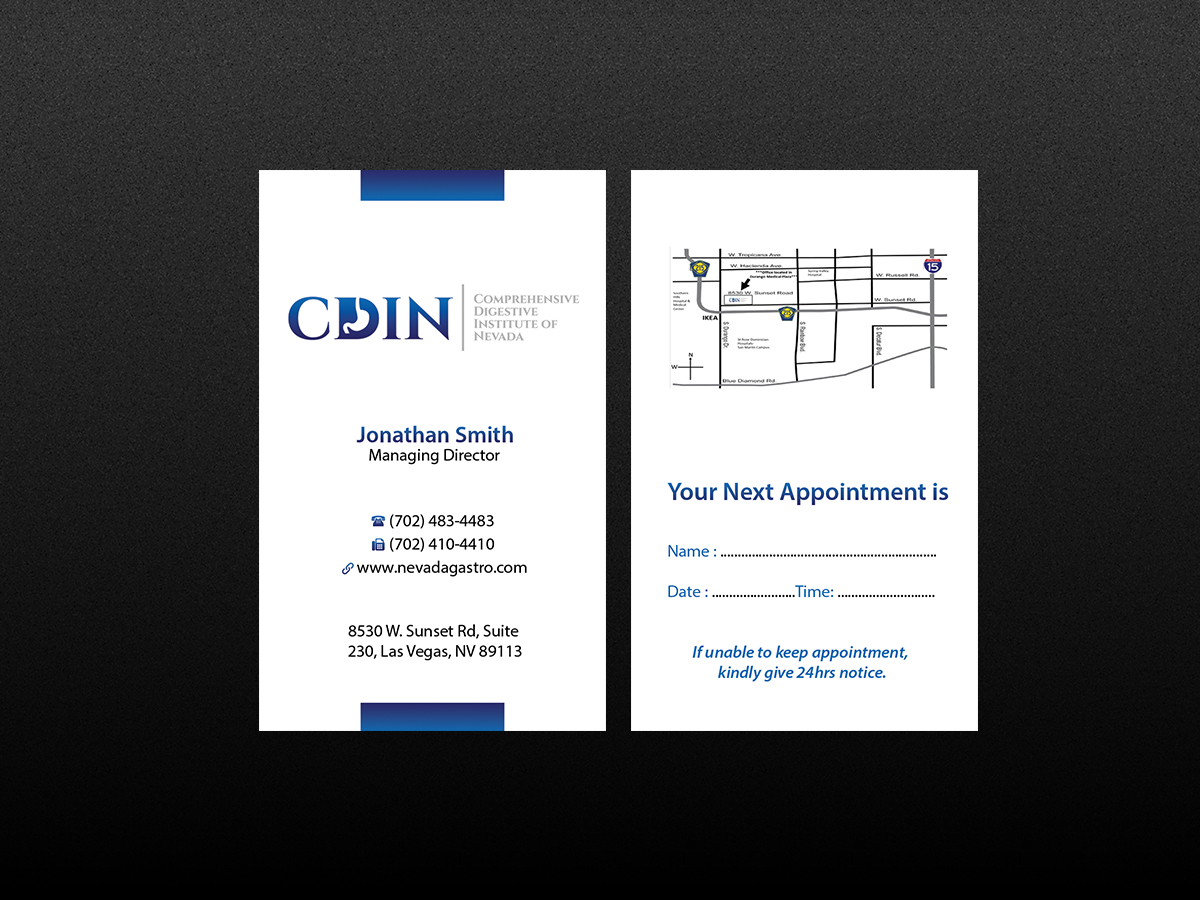Business Card Design by Creations Box 2015 for CDIN | Design #7847182