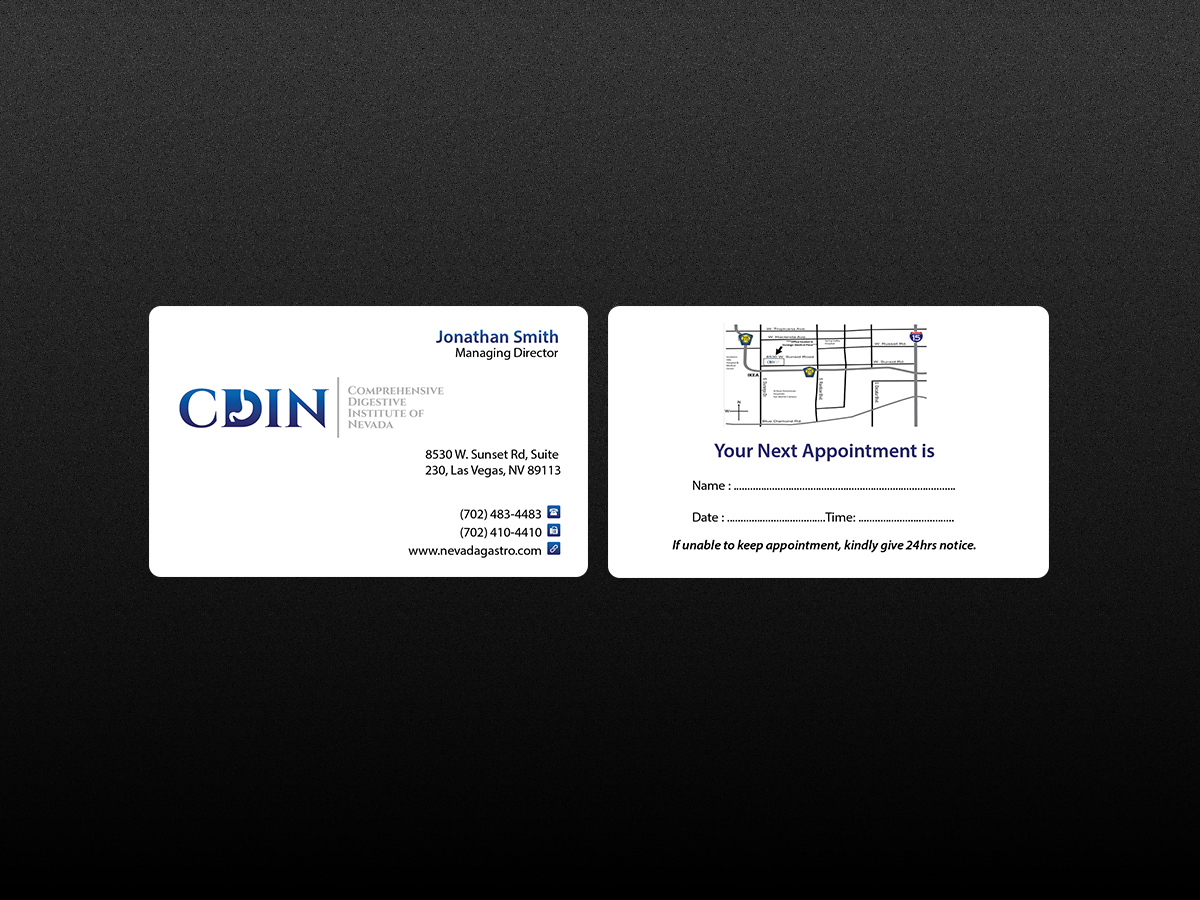 Business Card Design by Creations Box 2015 for CDIN | Design #7847184