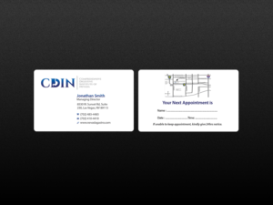 Diseño de Tarjeta de Presentación por Creations Box 2015 para CDIN | Diseño: #7847186