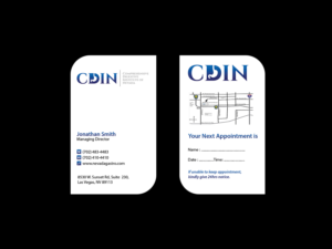 Diseño de Tarjeta de Presentación por Creations Box 2015 para CDIN | Diseño: #7847187