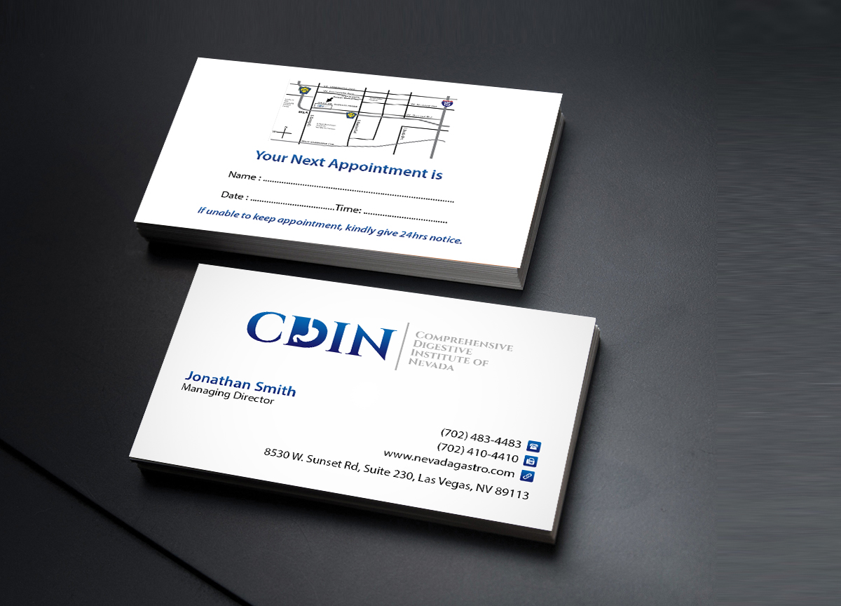 Business Card Design by Creations Box 2015 for CDIN | Design #7847192