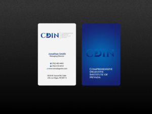 Diseño de Tarjeta de Presentación por Creations Box 2015 para CDIN | Diseño: #7847193