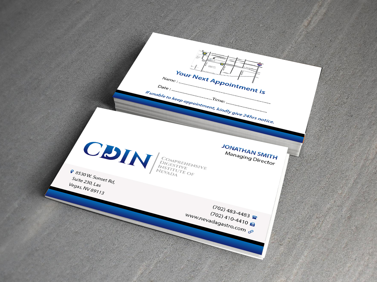 Business Card Design by Creations Box 2015 for CDIN | Design #7847196