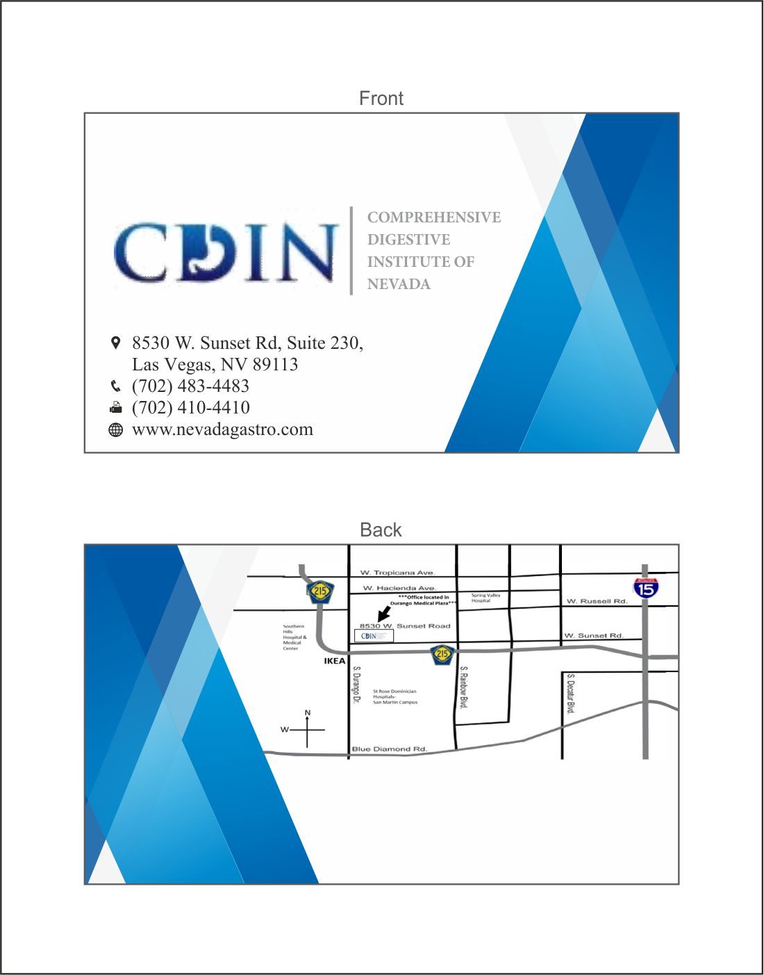Diseño de Tarjeta de Presentación por creative.nia9 para CDIN | Diseño #7844446