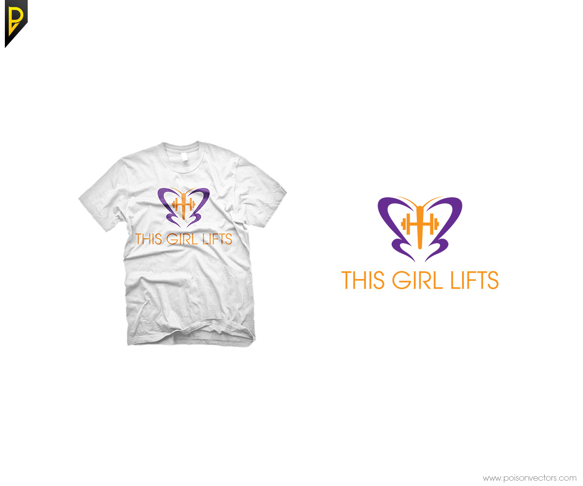 Logo Design by poisonvectors for This Girl Lifts | Design #7907915