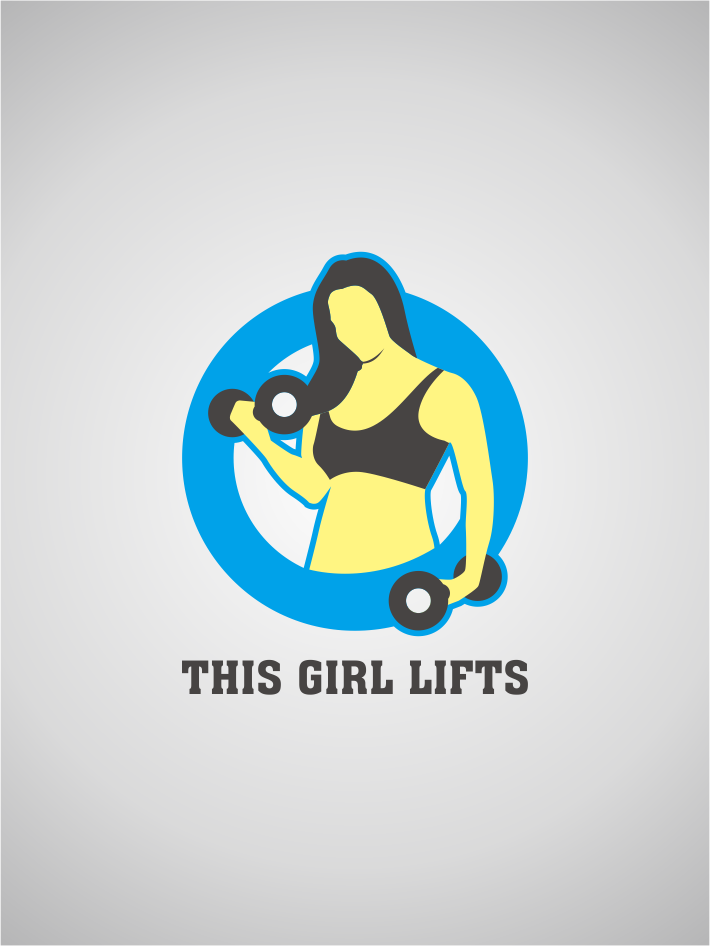 Logo Design by Bee Bee for This Girl Lifts | Design #7865829