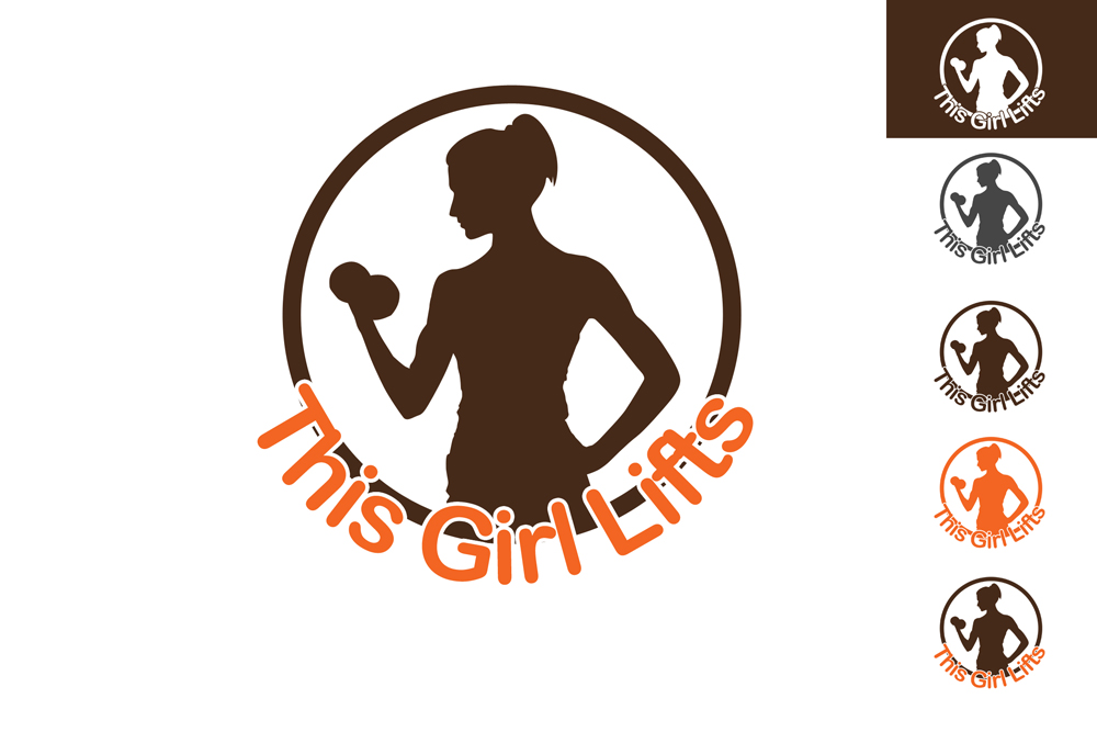 Logo Design by Roger B. for This Girl Lifts | Design #7883630
