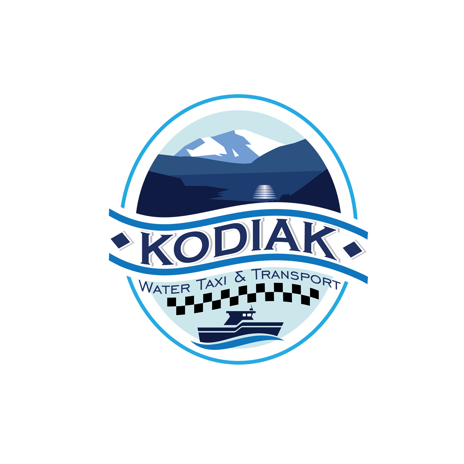 Logo Design by logomaniac for Kodiak Water Taxi & Transport | Design #7841258