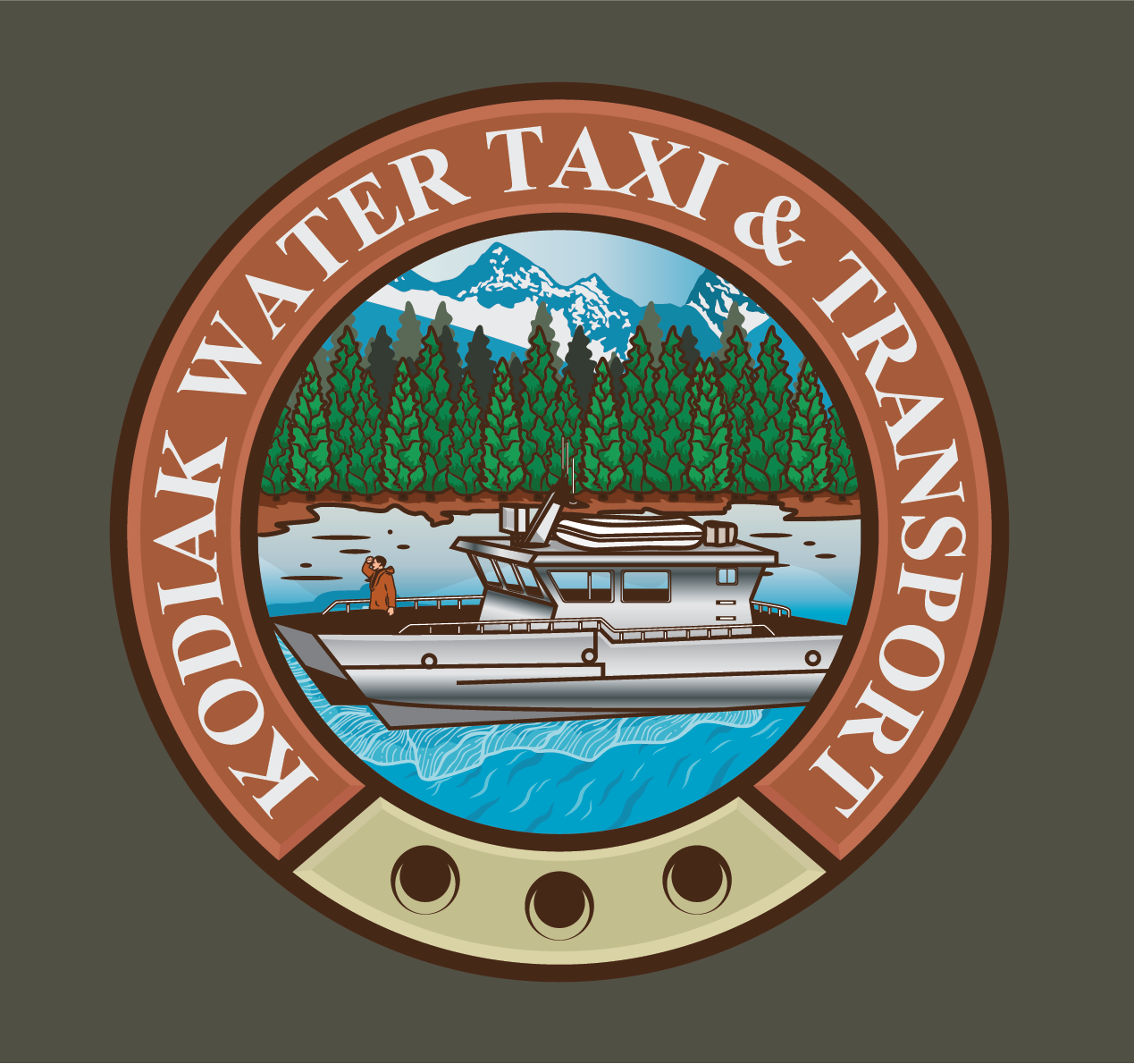 Logo-Design von gam_gym für Kodiak Water Taxi & Transport | Design #7871660