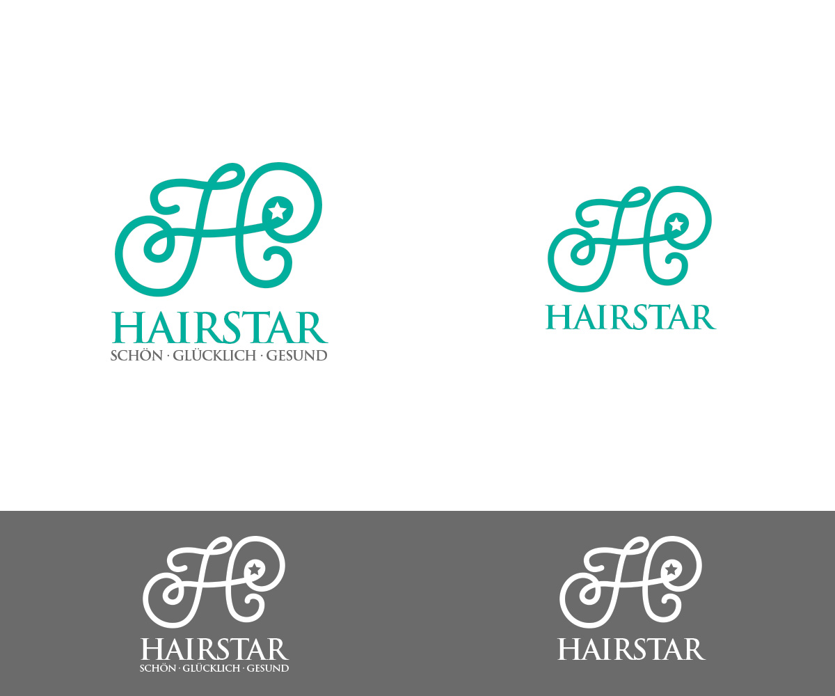 Logo Design by saracdesigns for Hairstar Beate Tran | Design #7833412
