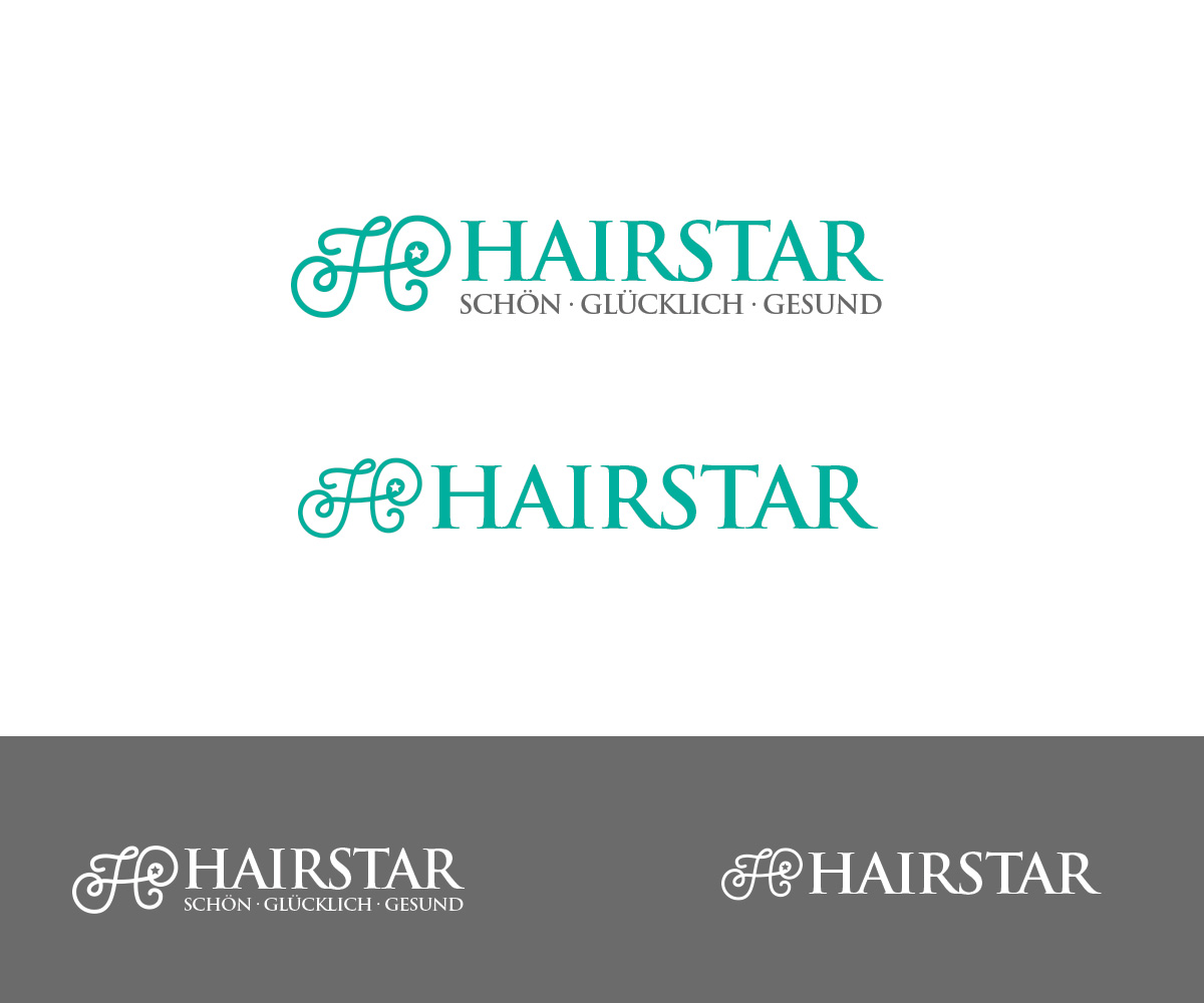 Logo Design by saracdesigns for Hairstar Beate Tran | Design #7833413