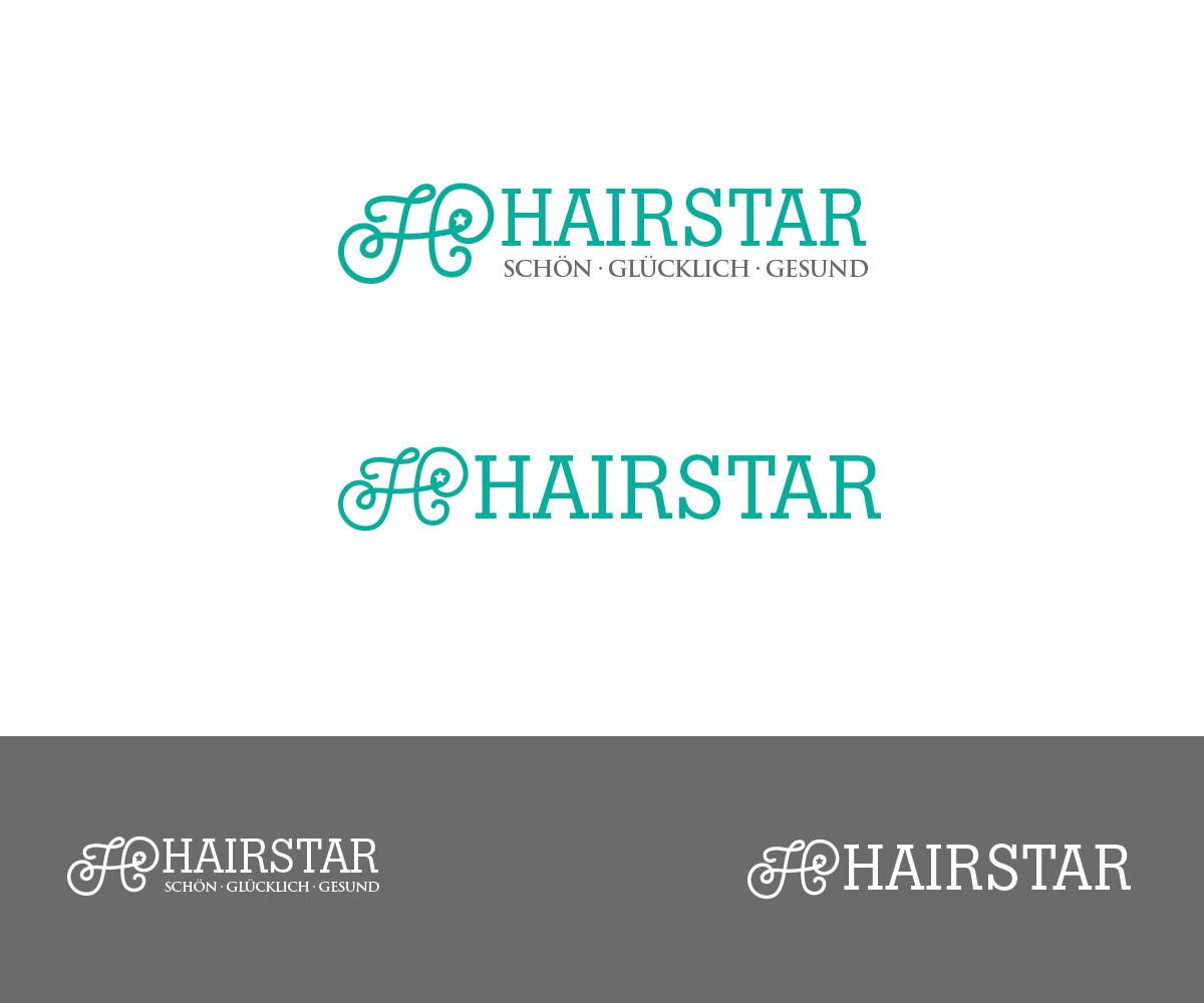 Logo Design by saracdesigns for Hairstar Beate Tran | Design #7833414