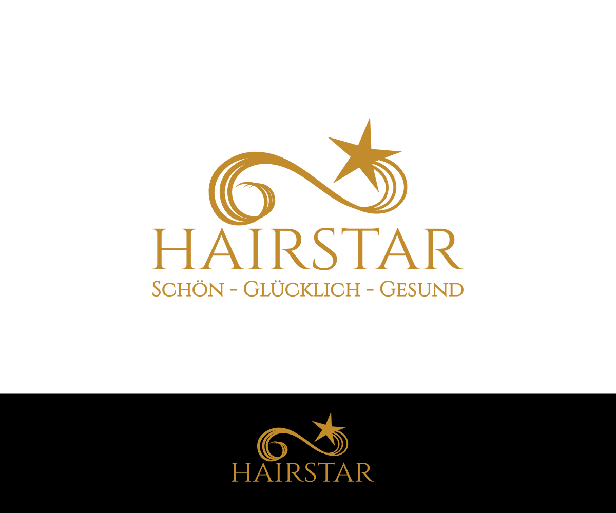 Logo Design by design.bb for Hairstar Beate Tran | Design #7886462