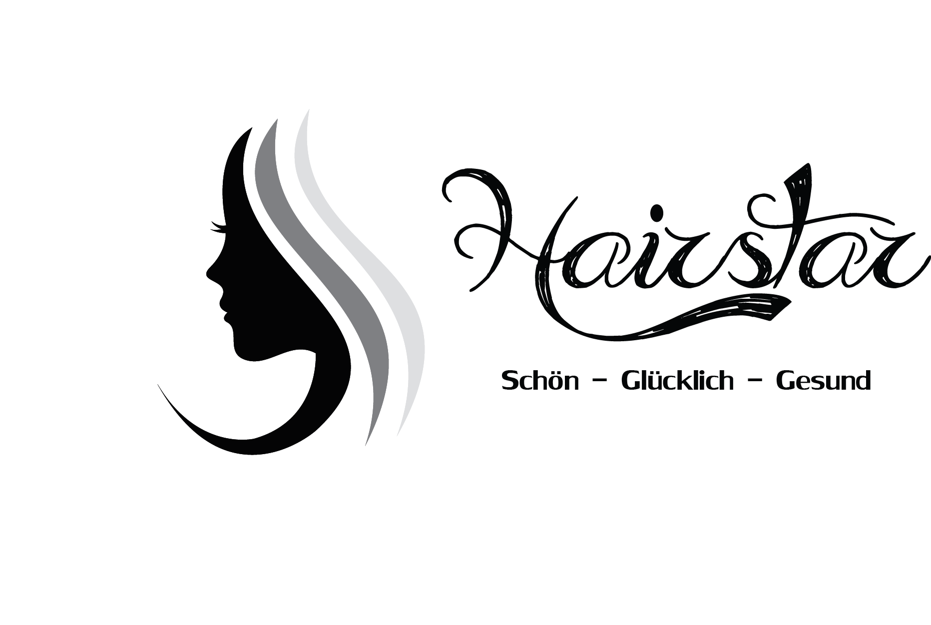 Elegant, Serious, Beauty Salon Logo Design for hairstar / with and without  slogan 'Schön - Glücklich - Gesund' by  | Design #7924573