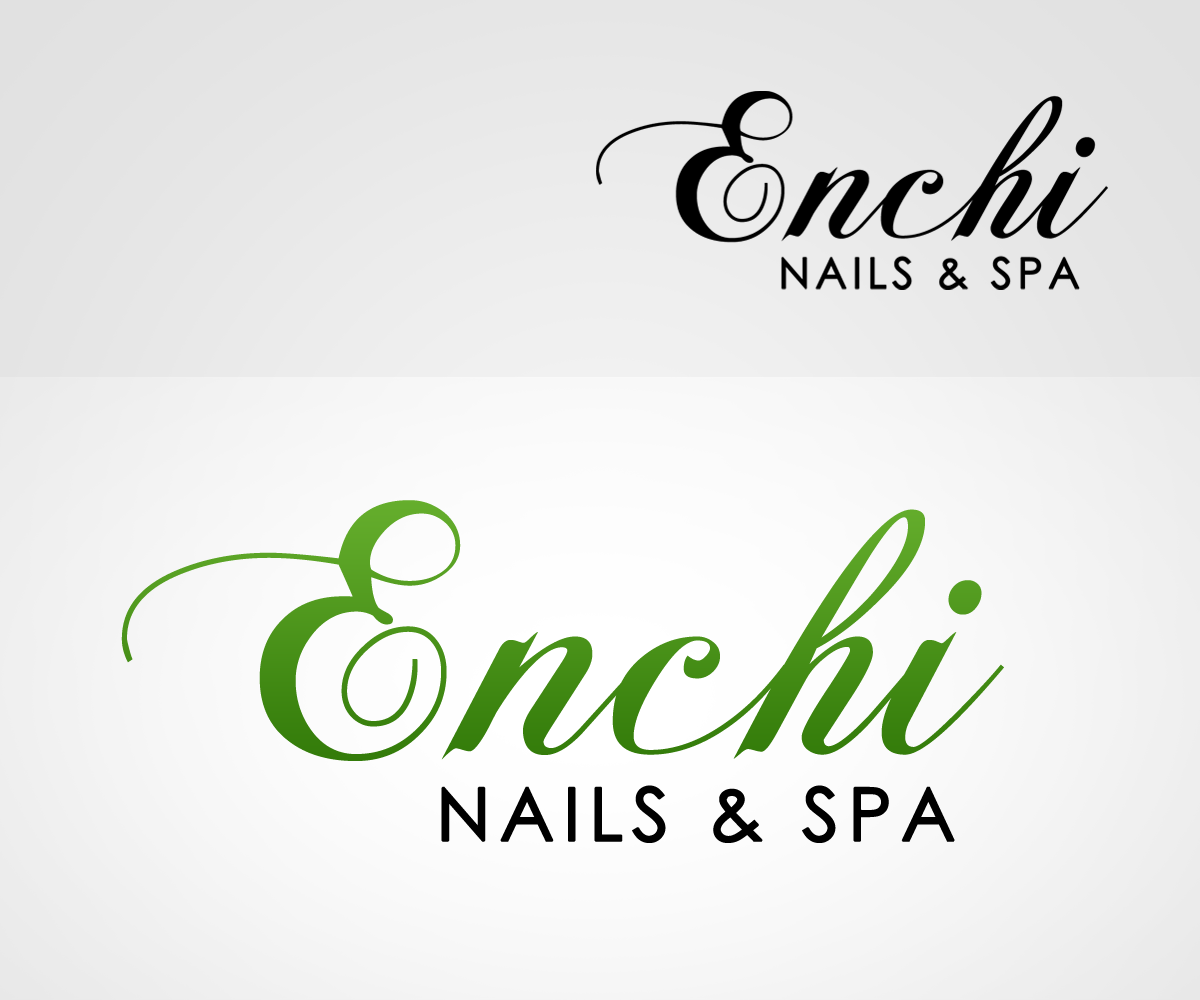 Logo Design by MDesigns ™ for Enchi Nails and Spa | Design #7901148