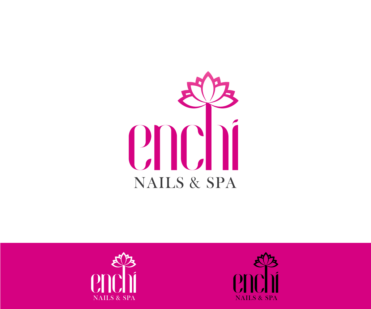 Logo Design by Ellie Afonso for Enchi Nails and Spa | Design #7930623