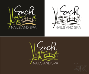 Logo Design by LK SignatureDesign for Enchi Nails and Spa | Design: #7858363
