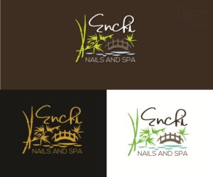 Logo Design by LK SignatureDesign for Enchi Nails and Spa | Design: #7867668