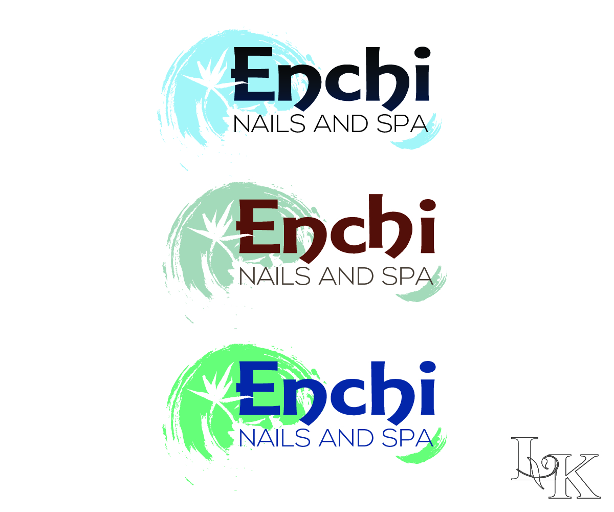 Logo Design by LK SignatureDesign for Enchi Nails and Spa | Design #7930500