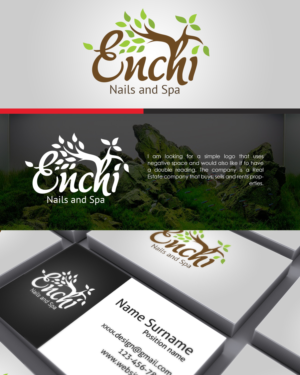 Logo Design by RM DSGNS for Enchi Nails and Spa | Design: #7824746