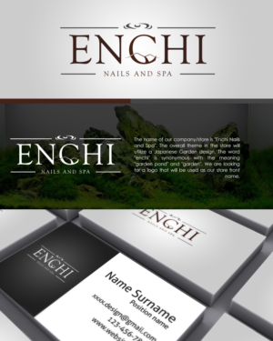 Logo Design by RM DSGNS for Enchi Nails and Spa | Design: #7833819