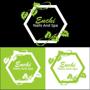 Diseño de Logo por DezinerGuys para Enchi Nails and Spa | Diseño: #7824258