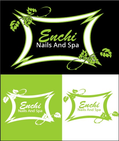 Diseño de Logo por DezinerGuys para Enchi Nails and Spa | Diseño #7824259