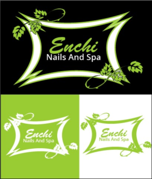 Diseño de Logo por DezinerGuys para Enchi Nails and Spa | Diseño: #7824259