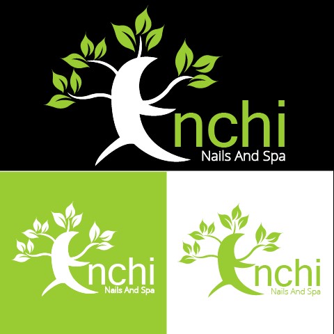 Logo Design by DezinerGuys for Enchi Nails and Spa | Design #7824260